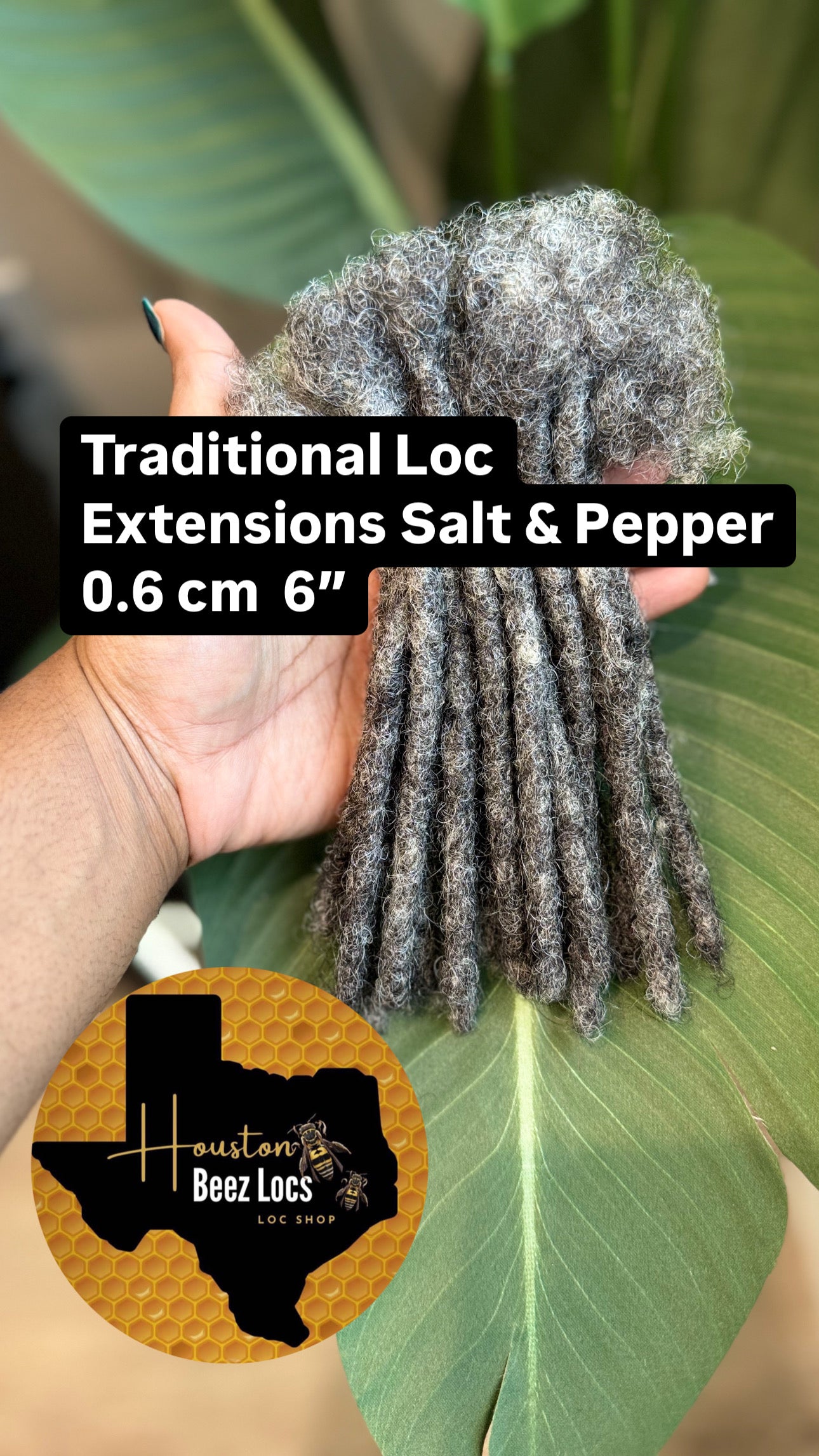 Traditional Salt & Pepper Loc Extensions Soft