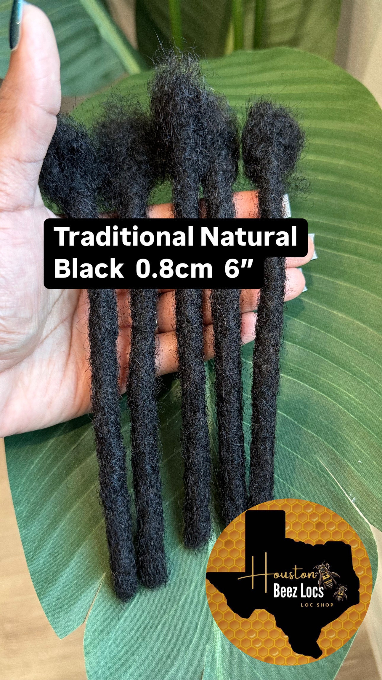 Traditional Natural Black Loc Extensions Soft