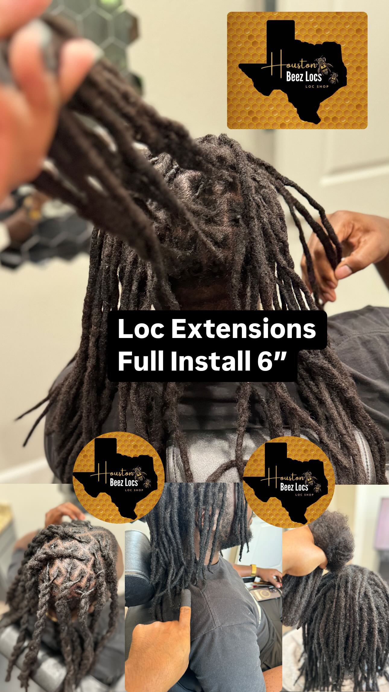 Traditional Natural Black Loc Extensions Soft